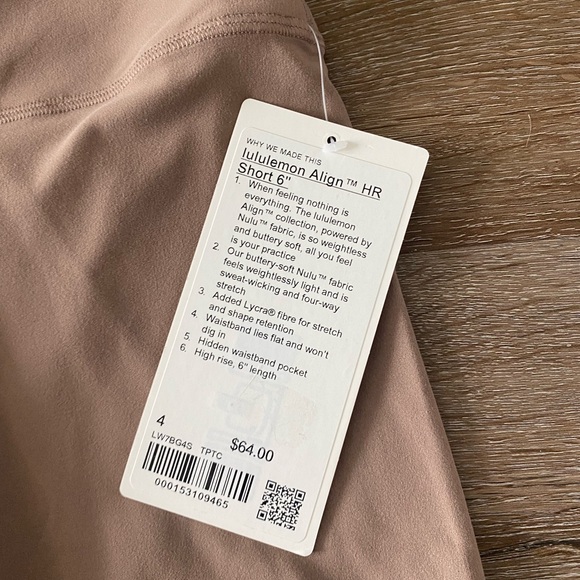 Lululemon Align shorts taupe - Picture 4 of 7